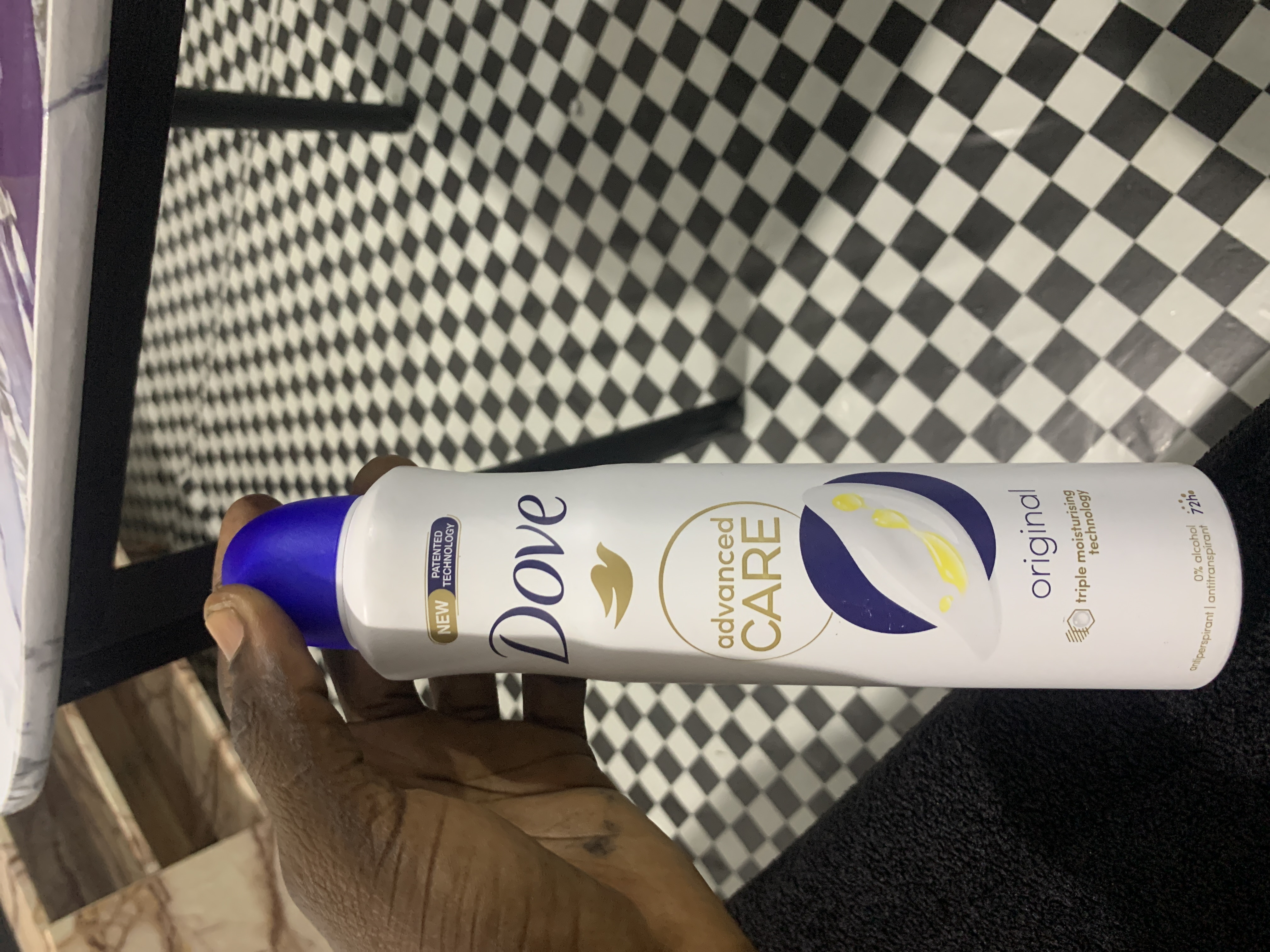 Dove deodorant spray